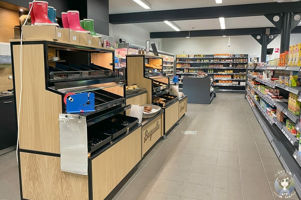Supermarkt auf dem Camping De Kleine Wolf