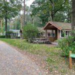 Kleine Hütten vom Der Kleine Wolf Camping in den Niederlanden