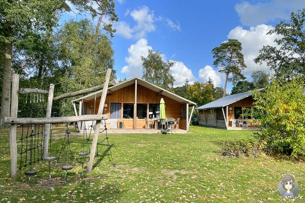 Lodges vom De Kleine Wolf Camping in den Niederlanden