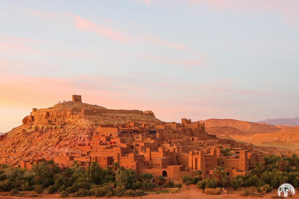 Blick auf Ait Ben Haddou auf einer Marokko Reise