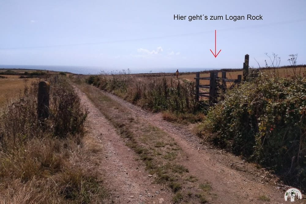 Logan Rock Wanderung auf einem Cornwall Roadtrip