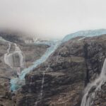 Der Kjenndalsbren Gletscher in Norwegen