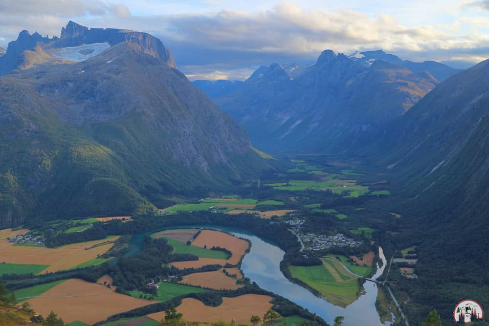 Aussicht vom Rampestreken in Fjordnorwegen