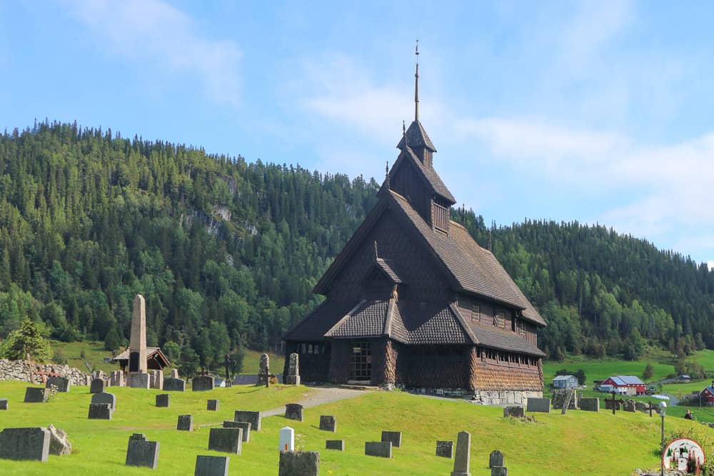 Stabkirche Eidsborg in Telemark in Norwegen